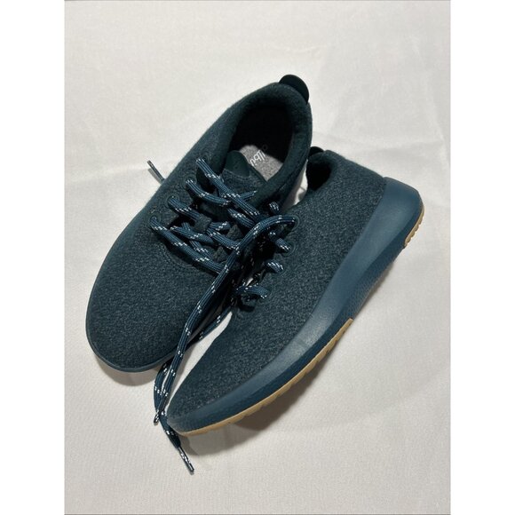 Allbirds Running Shoes Merino Wool Sneakers Blue Tuke Teal Womens Size 7 - Picture 2 of 9